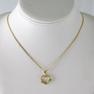 SET1823 Cadenas & Colgantes - Chain - Pendants - Zircon Stone - 14K Real Color - 2mmX45cm