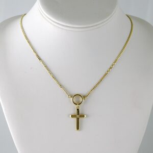 SET1825 Cadenas & Colgantes - Chain - Pendants - Zircon Stone - 14K Real Color - 2mmX45cm