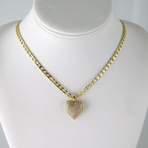 SET1826  Cadenas & Colgantes - Chain - Pendants - Zircon Stone - 14K Real Color - 4mmX45cm