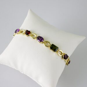 B1766 Bracelet - Pulseras - Zircon Stone - 14K Real Color