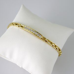 B1768 Bracelet - Pulseras - Zircon Stone - 14K Real Color