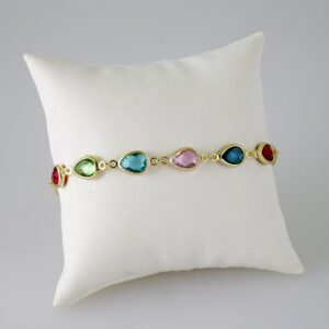 B1771 Bracelet - Pulseras - Zircon Stone - 14K Real Color