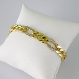 B1773 Bracelet - Pulseras - Zircon Stone - 14K Real Color