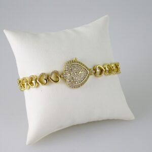 B1775 Bracelet - Pulseras - Zircon Stone - 14K Real Color