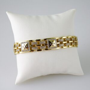B1777 Bracelet - Pulseras - Zircon Stone - 14K Real Color