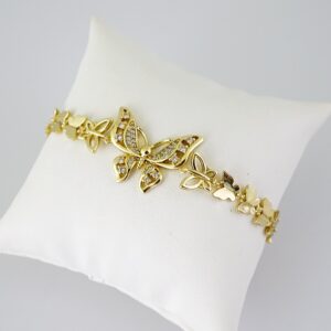 B1781 Bracelet - Pulseras - Zircon Stone - 14K Real Color