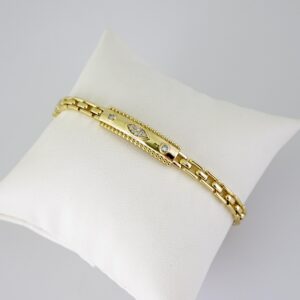 B1784 Bracelet - Pulseras - Zircon Stone - 14K Real Color