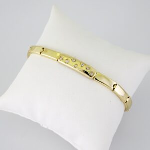 B1790 Bracelet - Pulseras - Zircon Stone - 14K Real Color