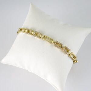 B1794 Bracelet - Pulseras - Zircon Stone - 14K Real Color