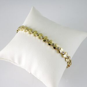 B1795 Bracelet - Pulseras - Zircon Stone - 14K Real Color