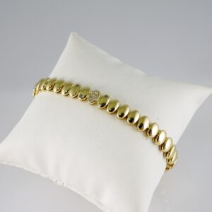 B1806 Bracelet - Pulseras - Zircon Stone - 14K Real Color
