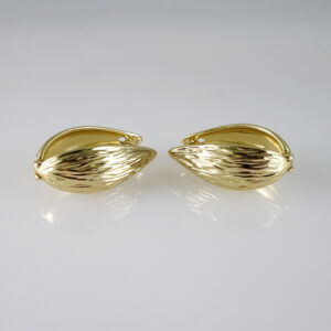 E2746 Earrings - Aretes - Zircon Stone - 14K Real Color