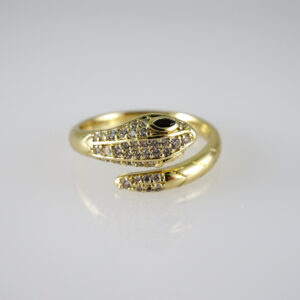R867 RING - ANILLO - Zircon Stone - 14K Real Color
