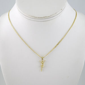 SET1848 Cadenas & Colgantes - Chain - Pendants - Zircon Stone - 14K Real Color
