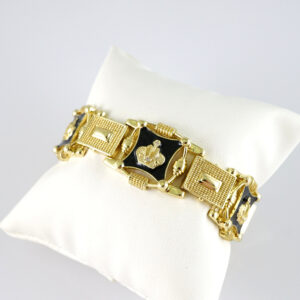 B1821 Bracelet - Pulseras - Zircon Stone - 14K Real Color