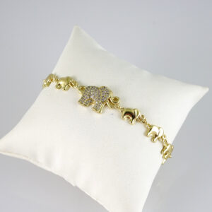 B1826 Bracelet - Pulseras - Zircon Stone - 14K Real Color