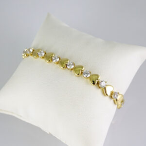 B1831 Bracelet - Pulseras - Zircon Stone - 14K Real Color