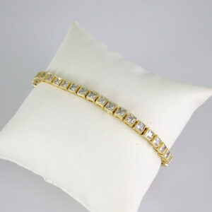 B1832 Bracelet - Pulseras - Zircon Stone - 14K Real Color