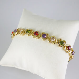 B1834 Bracelet - Pulseras - Zircon Stone - 14K Real Color