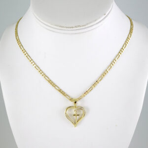 SET1854 Cadenas & Colgantes - Chain - Pendants - Zircon Stone - 14K Real Color