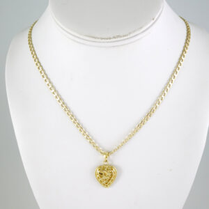 SET1855 Cadenas & Colgantes - Chain - Pendants - Zircon Stone - 14K Real Color