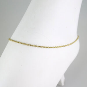 A0082 Anklets - Tobilleras - 14K Real Color 2mm