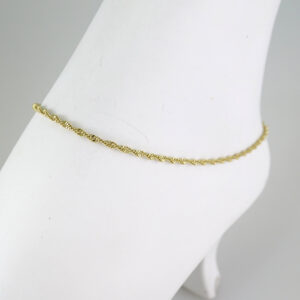 A0083 Anklets - Tobilleras - 14K Real Color 2mm