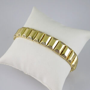 B1846 Bracelet - Pulseras - Zircon Stone - 14K Real Color