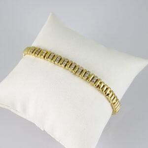 B1848 Bracelet - Pulseras - Zircon Stone - 14K Real Color