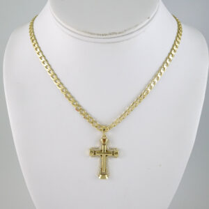 SET1858 Cadenas & Colgantes - Chain - Pendants - Zircon Stone - 14K Real Color