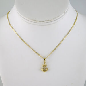 SET1859 Cadenas & Colgantes - Chain - Pendants - Zircon Stone - 14K Real Color