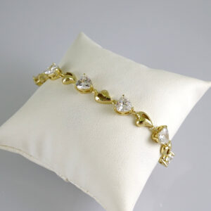 B1850 Bracelet - Pulseras - Zircon Stone - 14K Real Color