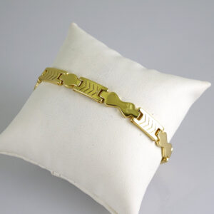 B1853 Bracelet - Pulseras - Zircon Stone - 14K Real Color
