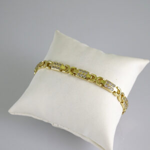 B1856 Bracelet - Pulseras - Zircon Stone - 14K Real Color