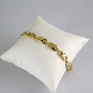 B1857 Bracelet - Pulseras - Zircon Stone - 14K Real Color