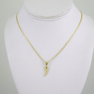SET1865 Cadenas & Colgantes - Chain - Pendants - Zircon Stone - 14K Real Color 3mmX45cm