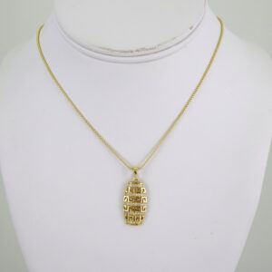 SET1867 Cadenas & Colgantes - Chain - Pendants - Zircon Stone - 14K Real Color 3mmX45cm