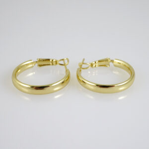 E2792 Earrings - Aretes - Zircon Stone - 14K Real Color