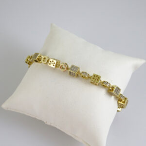 B1862 Bracelet - Pulseras - Zircon Stone - 14K Real Color