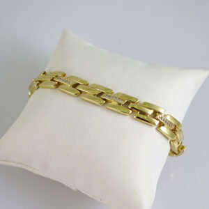 B1863 Bracelet - Pulseras - Zircon Stone - 14K Real Color