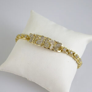 B1865 Bracelet - Pulseras - Zircon Stone - 14K Real Color