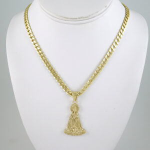 SET1880 Cadenas & Colgantes - Chain - Pendants - Zircon Stone - 14K Real Color 3mmX45cm