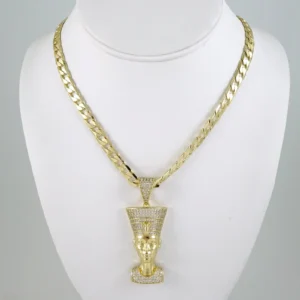 SET1881 Cadenas & Colgantes - Chain - Pendants - Zircon Stone - 14K Real Color 5mmX45cm