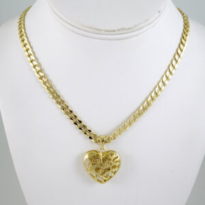 SET1882 Cadenas & Colgantes - Chain - Pendants - Zircon Stone - 14K Real Color 3mmX45cm