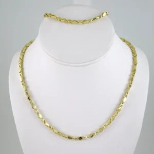 SET1884 Cadenas & Colgantes - Chain - Pendants - Zircon Stone - 14K Real Color 3mmX45cm