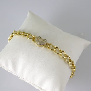 B1869 Bracelet - Pulseras - Zircon Stone - 14K Real Color