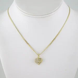 SET1889 Cadenas & Colgantes - Chain - Pendants - Zircon Stone - 14K Real Color 2mmX45cm