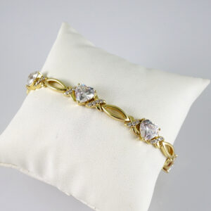 B1880 Bracelet - Pulseras - Zircon Stone - 14K Real Color