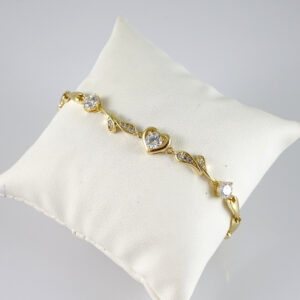 B1882 Bracelet - Pulseras - Zircon Stone - 14K Real Color