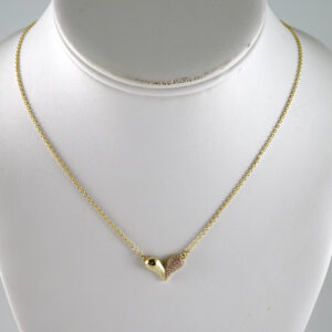 SET1895 Cadenas & Colgantes - Chain - Pendants - Zircon Stone - 14K Real Color 3mmX45cm